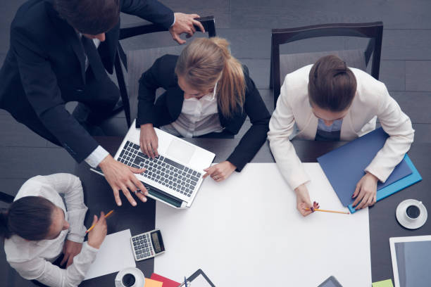 istock Business people at workplace 1285910339