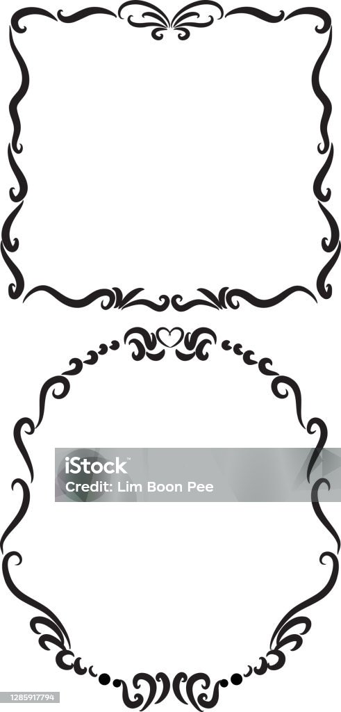 3 Frameborder Frame Border Set Stock Illustration - Download Image Now - Border ...