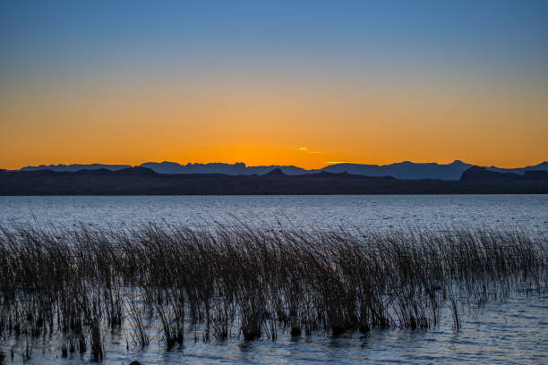 istock Dramatic vibrant sunset scenery in Lake Havasu, Arizona 1285919288