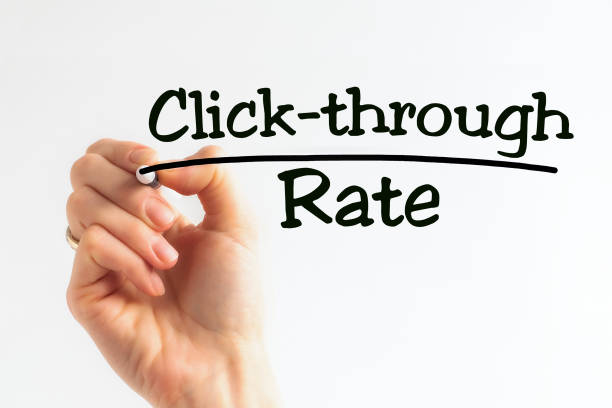 istock Hand writing inscription Click Through Rate with marker, concept, stock image 1285925683