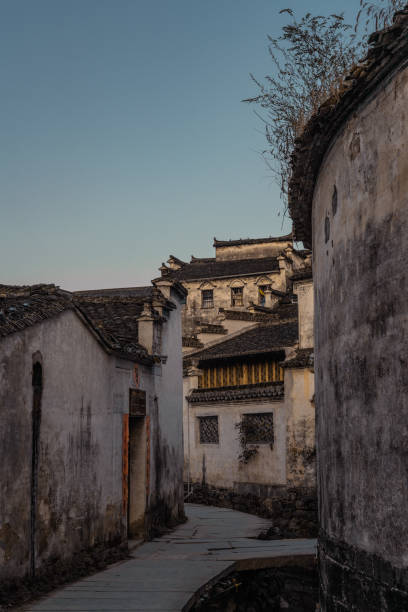 istock Xidi village at sunrise 1285925823