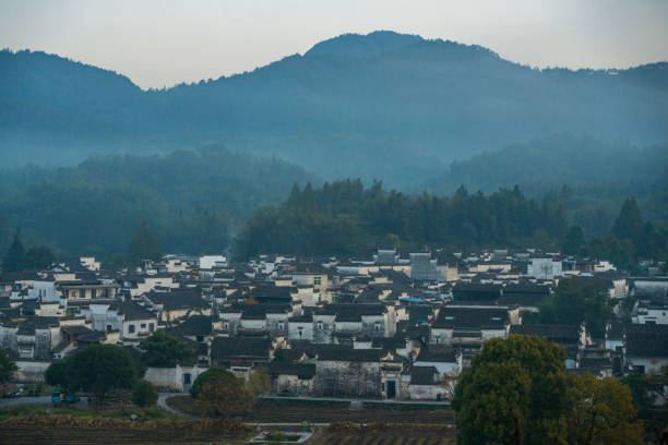 istock Xidi village at sunrise 1285926298