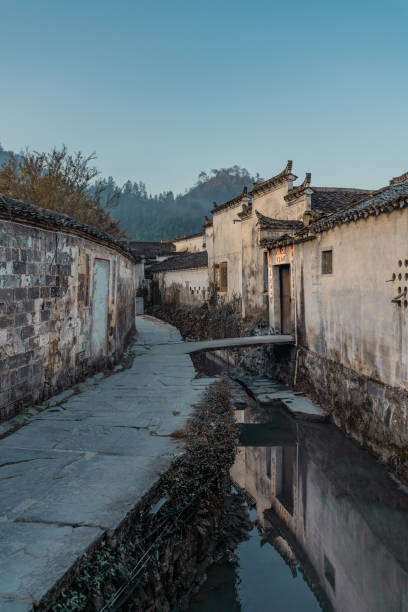 istock Xidi village at sunrise 1285926545