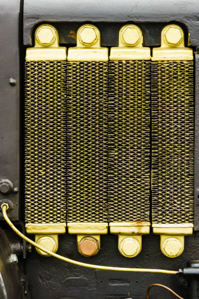 istock Close up on radiator element detail. 1285927690