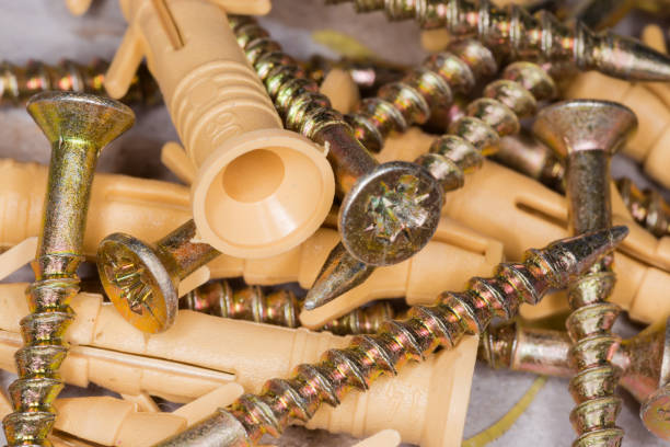 Tool box. Screws