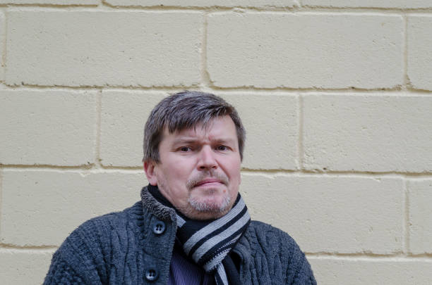 istock Portrait of Man with expression of slight perplexity on his face. 1285930666