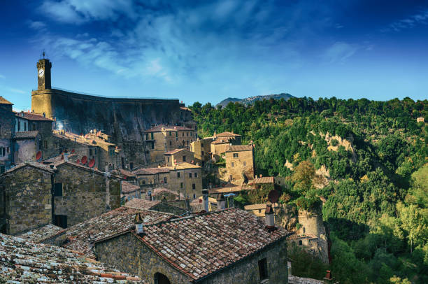istock Sorano - tuff city in Tuscany 1285932837
