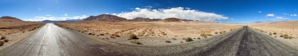 istock Pamir highway, mountains in Tajikistan, panoramic view 1285935241