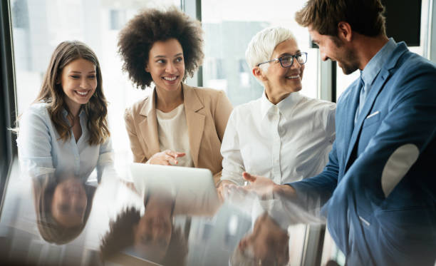 istock Collaboration and analysis by business people working in office 1285937045
