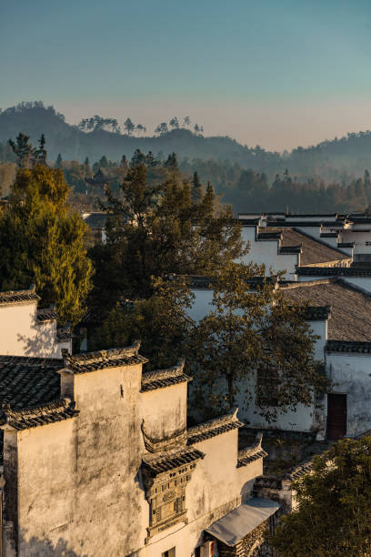 istock Xidi village at sunrise 1285946217