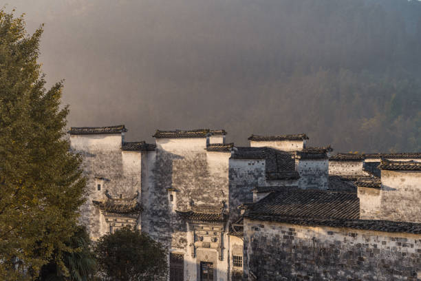 istock Xidi village at sunrise 1285946352