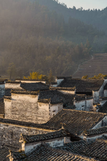 istock Xidi village at sunrise 1285947048