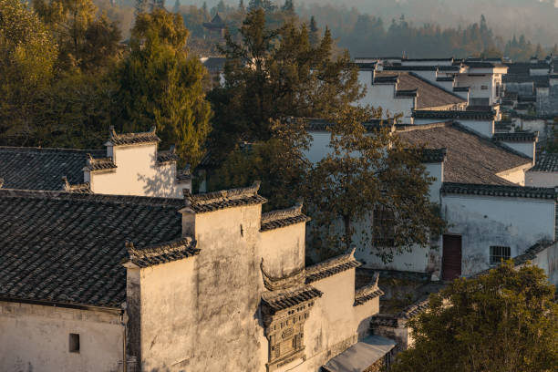 istock Xidi village at sunrise 1285947058