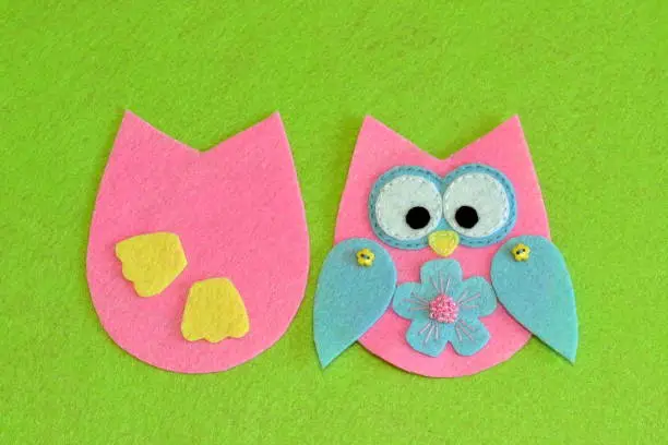 Photo of Felt owl ornament step by step how to make. DIY Christmas ornaments for gifts xmas. Holiday workshop ideas for kids
