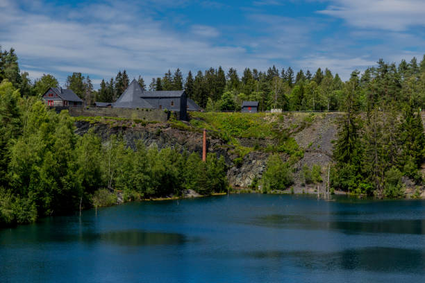 istock Summer walk through the Thuringian Slate Park in Lehesten - Thuringia/Germany 1285948965