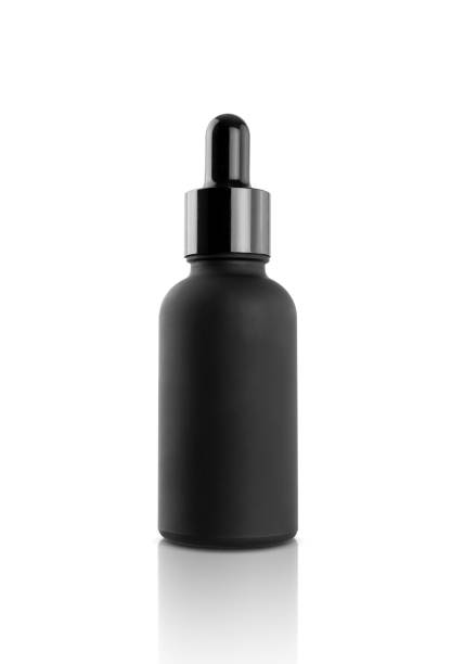 istock black glass dropper serum bottle isolated on white background with clipping path ready for cosmetic product design mockup 1285950042