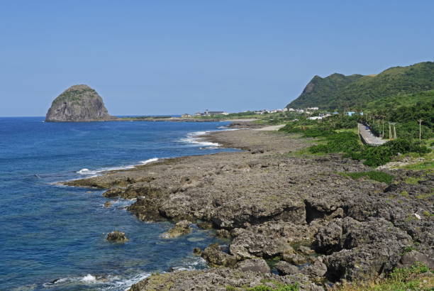 istock view along coast of Lanyu Island 1285950842