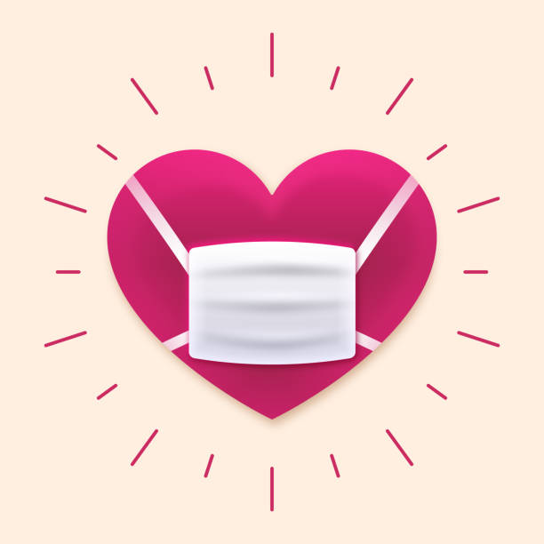 istock Mask Protection Heart Illness Prevention Care Concept 1285953554