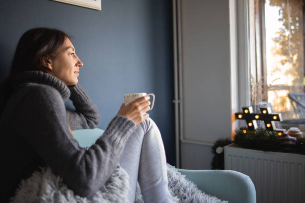istock Young woman working from home 1285958529