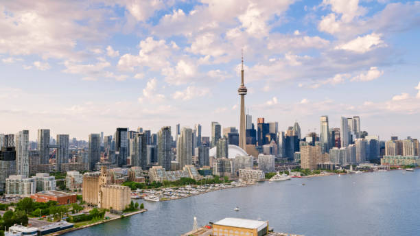 istock View of cityscape with CN Tower 1285959920