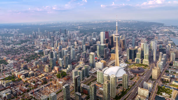 istock View of cityscape with CN Tower 1285960029