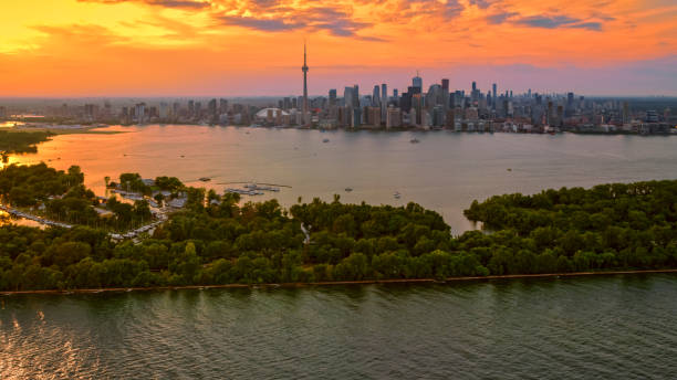 istock View of Toronto skyline and Outer Harbour 1285960133