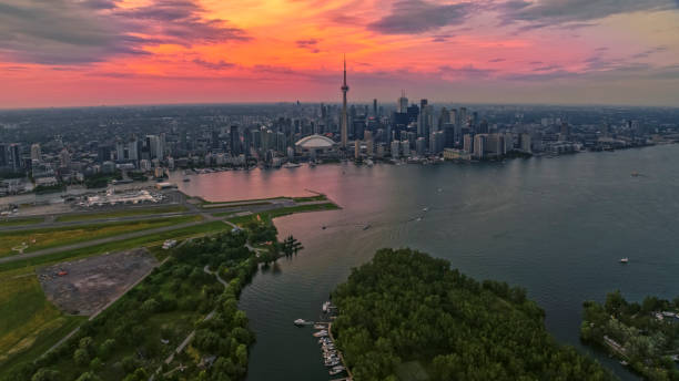 istock View of cityscape with CN Tower 1285960135