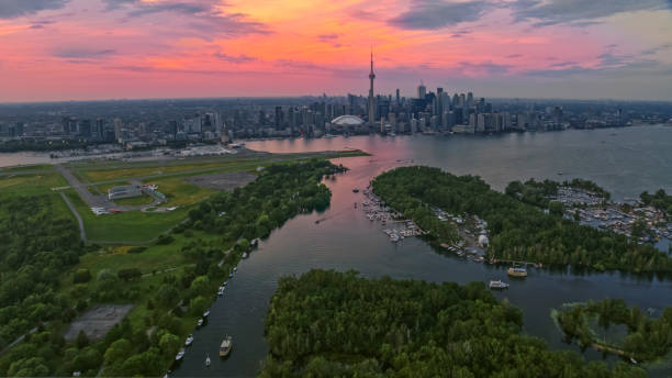 istock View of cityscape with CN Tower 1285960171