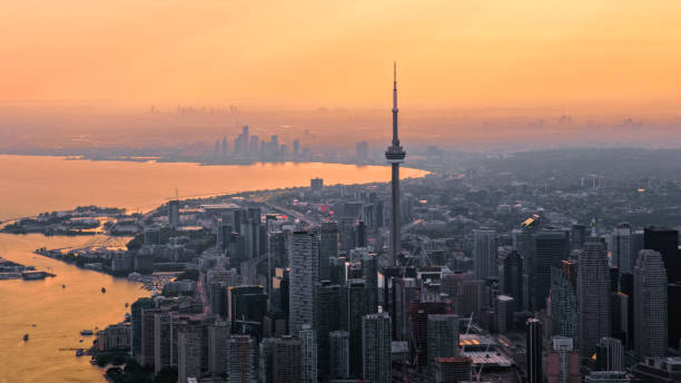 istock View of cityscape with CN Tower 1285960201