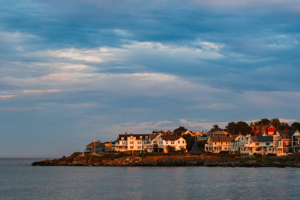 istock New England Coastline at sunset 1285960508