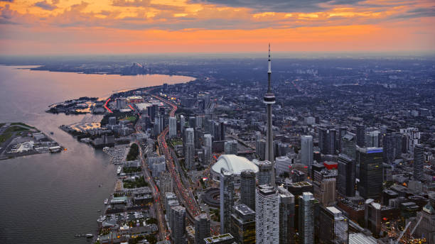 istock View of cityscape with CN Tower 1285961562