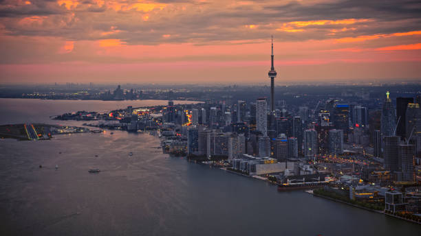 istock View of cityscape with CN Tower 1285961647
