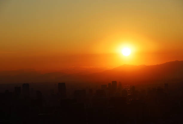 istock Beautiful office building landscape and soft sunlight in Tokyo, Japan. 1285963712