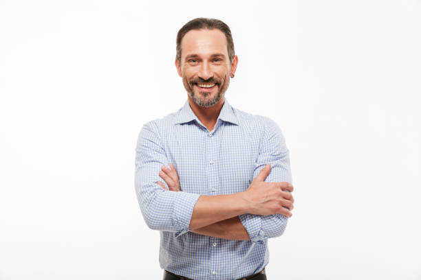 istock Cheerful handsome mature businessman 1285967482