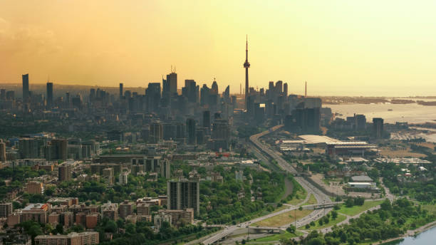 istock View of cityscape with CN Tower 1285969637