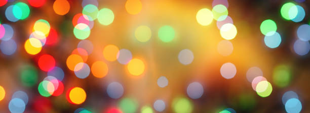 ghristmas defokuslicht, abstrakter bokeh-hintergrund - defocussed lights stock-fotos und bilder