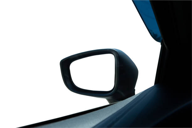 istock Dicut of the Car side mirror isolate on white background with clipping path. 1285975011