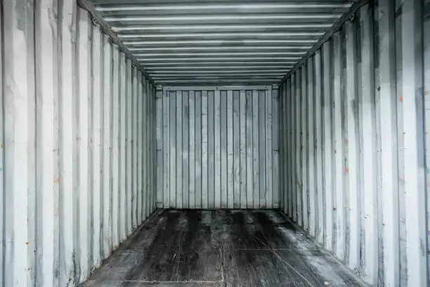 Photo of Empty cargo containers for export products or transportation