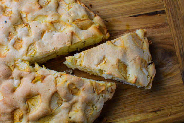 istock Traditional apple pie baked in a home oven. 1285979913