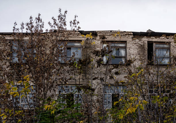 istock spooky abandoned house among the trees in Chernobyl 1285991096
