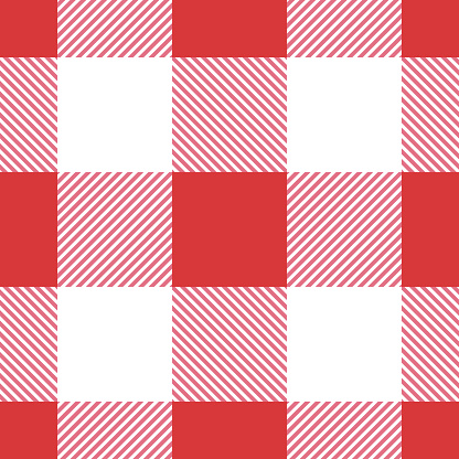 Red Table Pattern Vector Red Seamless Table Cloth Texture Vector Illustration Textile ...