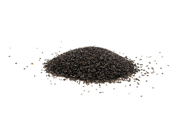 istock Seeds of a black sesame. 1285995773