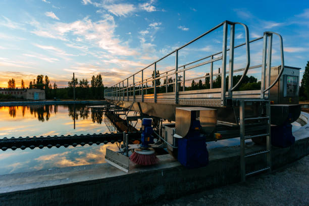 istock Modern wastewater treatment plant 1285999981