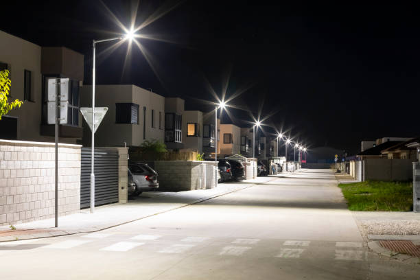 istock small street with bright led lighting 1286002173