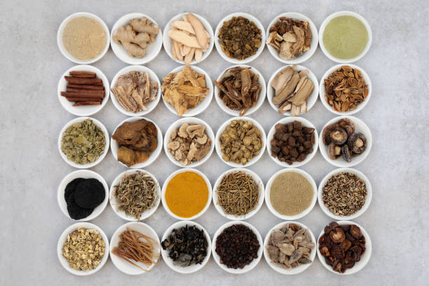 istock Traditional Chinese Fundamental Herb Collection 1286002312