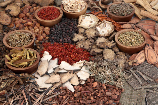istock Traditional Chinese Herbs for Herbal Medicine 1286002617