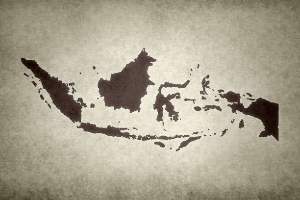 istock Grunge map of Indonesia 1286003739