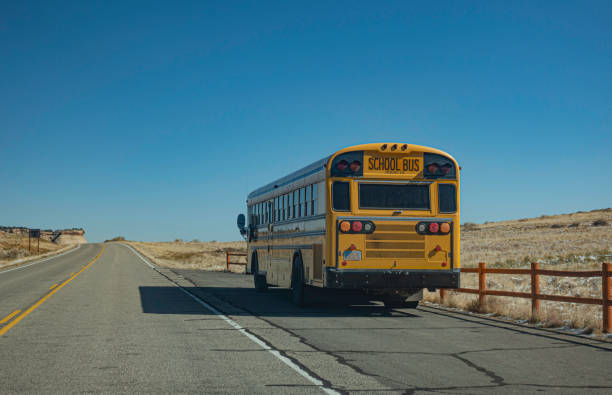 istock School bus in Utah desert 1286007893
