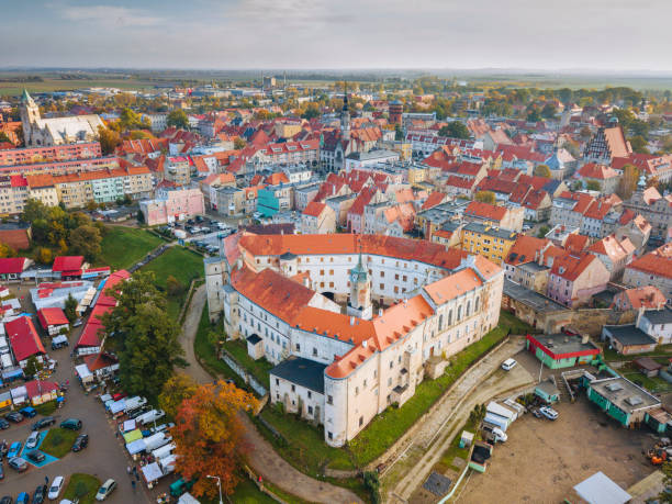 istock Aerial view of Jawor 1286009184
