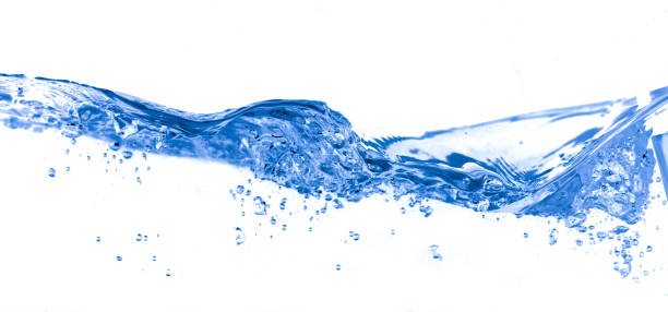 istock waves of water on a white background 1286011473
